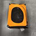 Dog Bike Trailer, 88LBS Pet Stroller Cart Bicycle Carrier with Quick-Release Wheels, Collapsible Dog Bicycle Trailer with Bike Coupler, Non-Slip Mat & Safety Flag Washable Non-Slip Lining (Orange)