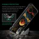 DJSOK Compatible with iPhone 15 Pro CaseDesign Pattern Back Bumper Anti Scratch Reinforced Corners Soft TPU Caver,Cases for Men Women-Luxury Golden Natural Mountain Sun and Moon