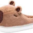 Capybara Slippers for Women Men,Cute Fluffy Animal Slippers,Warm Winter Wear Home Cozy Furry Soft Indoor Kawaii Shoes