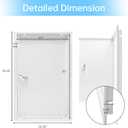 24 x 36 Access Panel for Drywall, Thicken 1.2mm Drywall Access Panel with Lock and Key, Heavy-Duty Access Door for Drywall, Plumbing and Ceiling