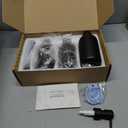 Molimoli Soap Dispenser, Bathroom Soap Dispenser Set, Glass Dispenser, Soap Dispenser for Kitchen, Kitchen Soap Dispenser Pump, 500ml/16.9 Oz, Set of 3, Black