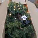 National Tree Company 7.5ft Pre-Lit Carolina Pine Artificial Christmas Tree
750 Clear Lights, 1,399 Tips, Includes Stand, Green