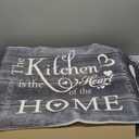 Kitchen Mats for Floor 2 Piece Set,Farmhouse Kitchen Rug Vintage Style Theme Decor,Absorbent Washable Non-Slip Floor Mats 17x30+17x47 Inches
