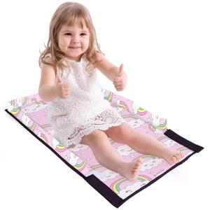 Toddler Airplane Bed - The Ultimate Airplane Travel Essentials for Kids | Airplane Seat Extender for Kids | Premium Airplane Bed for Toddlers - Rainbow