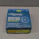 Cliganic 25 Pack Mosquito Repellent Bracelets for Adults & Kids - Natural DEET-Free Bands, Individually Wrapped