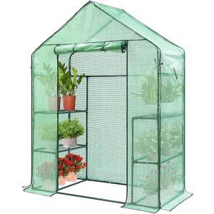 VIVOSUN Portable Mini Greenhouse 94.5x36x36-Inch Tunnels, PE Cover with Roll-up Zipper Door, for Indoor Outdoor or Garden Plant Growing