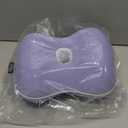 Forcanby Knee Pillow for Side Sleepers - Smooth Spine Alignment Pillow, Memory Foam Knee Pillows for Back Hip Pain, Spine Aligning, Sciatica, Surgery Recovery, Pregnancy (Purple-regular)