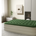 Zearna Inflatable 18 inch Queen Size Air Mattress with Built-in Pump Home Guest Bed