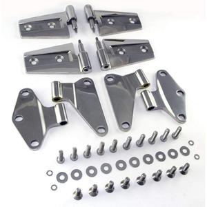 Rugged Ridge Door Hinge Kit for Jeep Wrangler JK | Stainless Steel, | 11111.20 | Fits 2007-2018 Jeep Wrangler JK