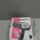 Hot Beauty 1875 Ceramic Hair Dryer, Powerful Fast Drying, Multi-Setting with Comb Attachment, Additional Detangler Included, Slide Bar Switch, Compact for Home & Travel (Black)