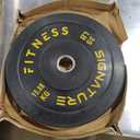 Signature Fitness 2-Inch Cast Iron Barbell Set, Including Multiple LBS Weight Plates and 6FT Barbell Set, Multiple