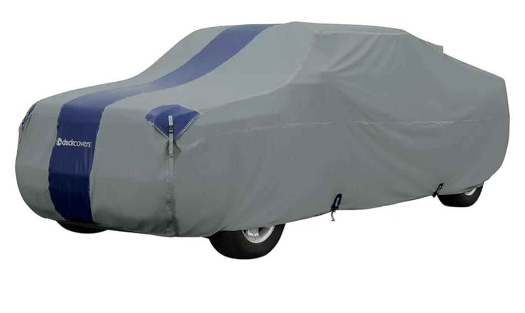 Duck Covers HydroDefender Weatherproof Truck Cover, Fits Extended Cab, Short Bed Truck up to 21 ft L