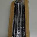 Shower Curtain Rod Adjustable 43-78 inch, 1"Diameter Spring Tension Curtain Rod No Drill, Anti-Rust Non-Slip Shower Rod, Black Shower Curtain Rod for Bathroom Tension