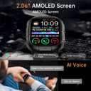 Smart Watch for Men Fitness Tracker: Waterproof Military Digital Mens Watches Make Answer Call Smartwatch Android Phone iPhone Samsung Compatible Step Pedometer Running Sleep SpO2 Heart Rate Monitor
