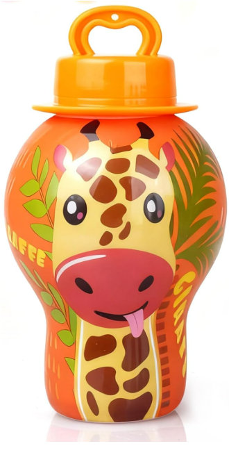 Anti - Spill Proof Bubbles (2 Pack 4 Fl Oz,Tumbler Wands Set Mess-Free Bubble Toys for Babies Toddlers Kids 3-6, Indoor Outdoor Easter Basket Stuffers for Boys Girls