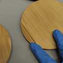 Replacement Wooden Lids for Pyrex, Anchor Hocking Glass Containers 7200 * 4, Bamboo Lids for Pyrex 2Cup Glass Bowls, Bowl Covers with Leakproof Silicone Gasket 4 Pack