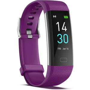 Fitness Tracker with Step/Distance/Calories Counter, Activity Tracker with Heart Rate Monitor, Slim Style Watch IP68 Waterproof, Sleep Monitor Tracker, Pedometer Watch for Women Men