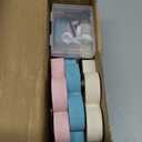 Suzile 3 Pcs Daisy Flower Plant Wall Shelf Kawaii Small Floating Shelves Cute Shelf Decor Boho Hanging Shelf for Bedroom Bathroom Living Room Nursery, Yellow Pink Green