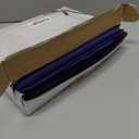 RYB HOME Short Marine Blue Blackout Curtains for Small Bedroom Window, Insulating UV Blocking Drapes for Kitchen Cafe Basement, Privacy Tiers for Bathroom Window, Width 42 by Length 36, Set of 2