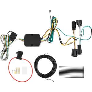 Dasbecan 56331 Trailer Hitch Wiring Harness Kit Compatible with 2011-2020 Dodge Grand Caravan /2011-2016 Chrysler Town and Country/2021 2022 Chrysler Grand Caravan Vehicle-Side Custom 4Pins