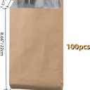100 Pack Aluminum Foil Hot Dog Covers, Sandwich Bags, Aluminum Foil Grease Proof Hamburger Buns, Buns, BBQ, Cookies Insulated Bag Food Storage Takeout Bags