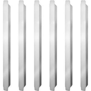 6 Pcs 12 Inch Pan Dividers Stainless Steel Adaptor Bar Table Adapter Steam Table Dividers for Hotel Pan Configuration, Fits Full or Fractional Size Pans, Commercial Kitchen Use