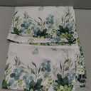 Horaldaily Spring Summer Cloth Napkins 18 x 18 Inch, Eucalyptus Floral Party Dinner Decoration Washable Napkins Set of 6 (Green)