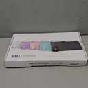 Trueque KM31 Wireless Keyboard and Mouse Combo - Full-Size Quiet Typing with Palm Rest, Phone Holder, Multimedia Keys, Power Switch, Batteries Included, Compatible with Windows, Chrome OS, PC, Laptop (Black)