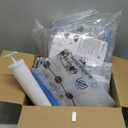 Amazon Basics Vacuum Storage Bags for Clothes, Compression Space Saving Storage Bags with Hand Pump, Reusable, Heavy-Duty Seal Protection, Multiple Sizes, White.