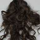NAYOO Long Black Mixed Blonde Wavy Wig for Women 26 Inch Middle Part Curly Wavy Wig Natural Looking Synthetic Heat Resistant Fiber(Black Mixed Blonde)