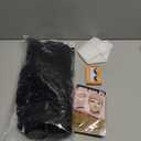 ASVNRES Lace Front Wigs Synthetic Artificial Human Hair Pre-Plucked for Black Women 24 Inch Lace Front Wigs Natural Water Wave Wigs Heat Resistant 150% Density (Black Color) Synthetic