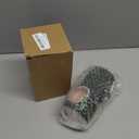 Gecko Cups Reptile Cave Hideout and Food Ledge with 50pcs Bowls and Feeding Tong Set Hollow Trunk Terrarium Shelter for Gecko, Juvenile Bearded Dragon, Lizards, Snake, Frog