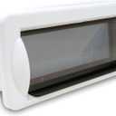 Creative Audio CAMC1W Marine Single DIN Radio Mounting Kit with Retractable Cover (White)