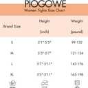 7 x PIOGOWE Sheer Tights for Women, 20D Legs, 40D Reinforced Top, Run-Resistant Knit, High-Stretch Waist, Reinforced Toes (Black, XL)