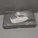 Ergonomic Wireless Keyboard and Mouse Set Creamy Wireless Keyboard Silent Mice Set with Wrist Rest for Computer, Laptop, PC, Mac, Windows (Gray White)