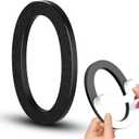 6 Inch Self-adhesive House Numbers, Modern Floating Address Numbers, Adhesive house numbers outside - Easy to Install, Weatherproof No Rust Black Door Number for House Office Hotel Apartments (0)