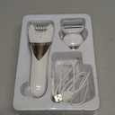 Electric Women's Epilator,Cordless Epilators Hair Removal,Women Shaver for Face,Chin,Arm,Leg,Armpit,Bikini Trimmer,Shave& Epilate,Wide Head for Fast Epilation,Wet & Dry,2 Speeds