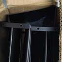 Inclined Desk File Organizer Metal Desk Magazine Folder Holder with 8-Section Vertical Compartments Rack File Organizer for Office, Home, School, Black