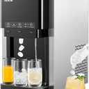 VEVOR Water Dispenser with Ice Maker, 3-in-1 Countertop Water Dispenser, 35 LBS/24H, 12 Cubes/7 Min Fast Ice Making with 4 LBS Storage, Bullet/Crushed ICES & Cold-Water, for Home, Kitchen, Party
