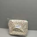 Lunch Bag Women Lunch Box for Women Adult Cute Insulated Lunch Bag Lager Cooler Lunch Tote Bags for Work Picnic (Beige-Brown Plaid)