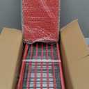 Upgrade Large power tool organizer Wall Mount,4 Layers Heavy Duty Metal Loads 400lbs Power Tool Hanger Shelf Battery Storage with 8 Cordless Drill Bit Holder,Utility Racks for Garage Tool Room (Red)