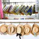 42 Pack Curtain Rings with Clips 1.5" Interior Diameter,Metal Drapery Clips with Rings,Curtain Clips,Strong Vintage Decorative Rustproof Drapery Ring with Hooks for Bathroom,Bedroom (Bronze)