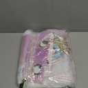 XiDi Blackout Curtains for Girls Bedroom Decor 63 inches Long Window Curtains Colorful Rainbow Design 2 Panel Sets, Kids Room Unicorn Princess Theme Home Decor Ombre Drapes Pink/Purple W34 X L63