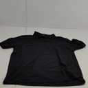 Hanes Mens Pique Short Sleeve Polo Shirt, Three-button Midweight For, Black, X-Large US