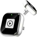 ENOMIR Wireless CarPlay Adapter 2025 Upgrade, Plug & Play CarPlay Adapter Wired to Wireless, Mini USB Design, Fast Auto-Connect, No Delay, Compact Design for iPhone & Android, Matte Silver