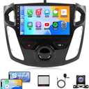Naifay Android Car Radio for Ford Focus 2012 2013 2014 2015 2016 2017 2018 Stereo, 2G+32G 9inch IPS Touch Screen for Ford Focus Car Stereo with Carplay Android Auto/Bluetooth/GPS/WiFi/FM/Camera/MIC