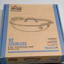 All-Clad D3® Stainless Steel Non Stick 3 Quart Braiser Pan- Made in the USA- The Original Bonded Professional Cookware- Oven Safe & Induction Compatible