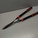 Hedge Shears Heavy Duty 32.5"-43" Extendable Handle Professional Garden Clippers Pruning Scissors Trimmer Yard Landscaping Tool, Black / Orange 