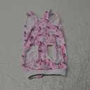 Dog Surgery Recovery Suit Puppy Surgical Clothes Abdominal Wounds Anti-Licking Dog Bodysuit Onesie Substitute E-Collar& Cone Pink Flower S