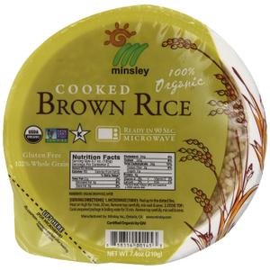 Steamed Brown Rice Bowl, Organic, Microwaveable, 7.4 OZ Bowls (Pack Of 12)
 (EXP 06/04/27)